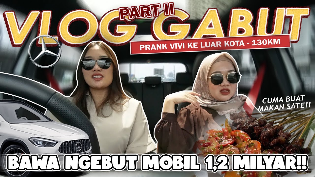 [PART 2] VLOG GABUT CULIK VIVI!! TEMPUH 130KM CUMA BUAT MAKAN SATE!! 😱
