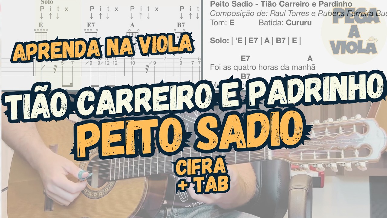 Peito Sadio | Aprenda na Viola