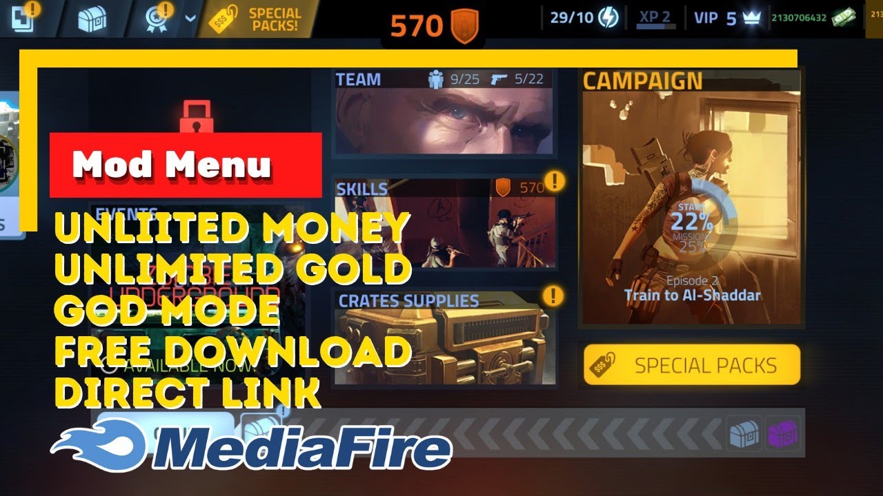 Cover Fire 1.23.15 Gameplay God Mode Latest Version 2022