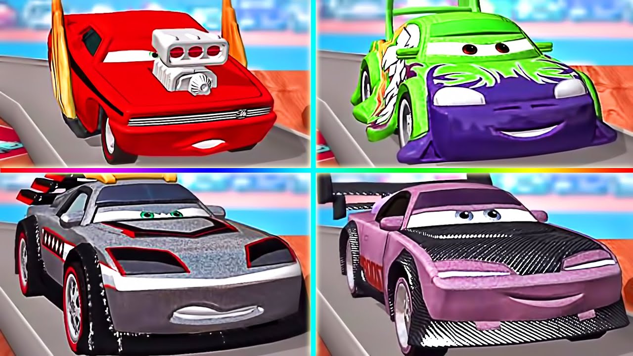 Cars: DareDevil Garage - Kobuto vs Boost - Wingo vs Shot Rod