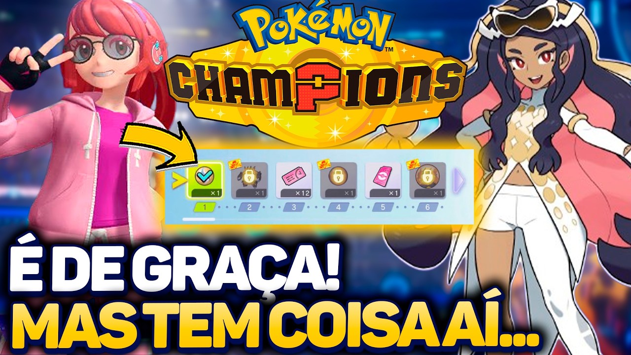 PASSES DE BATALHA CONFIRMADOS + CONTEÚDO PVE E POKÉMON HOME Explicados em Pokémon Champions!