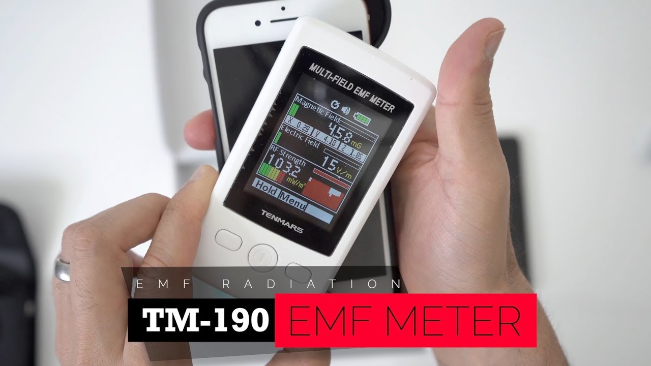 How to Detect Mobile Phone RF Radiation | Tenmars TM-190 EMF Meter Review