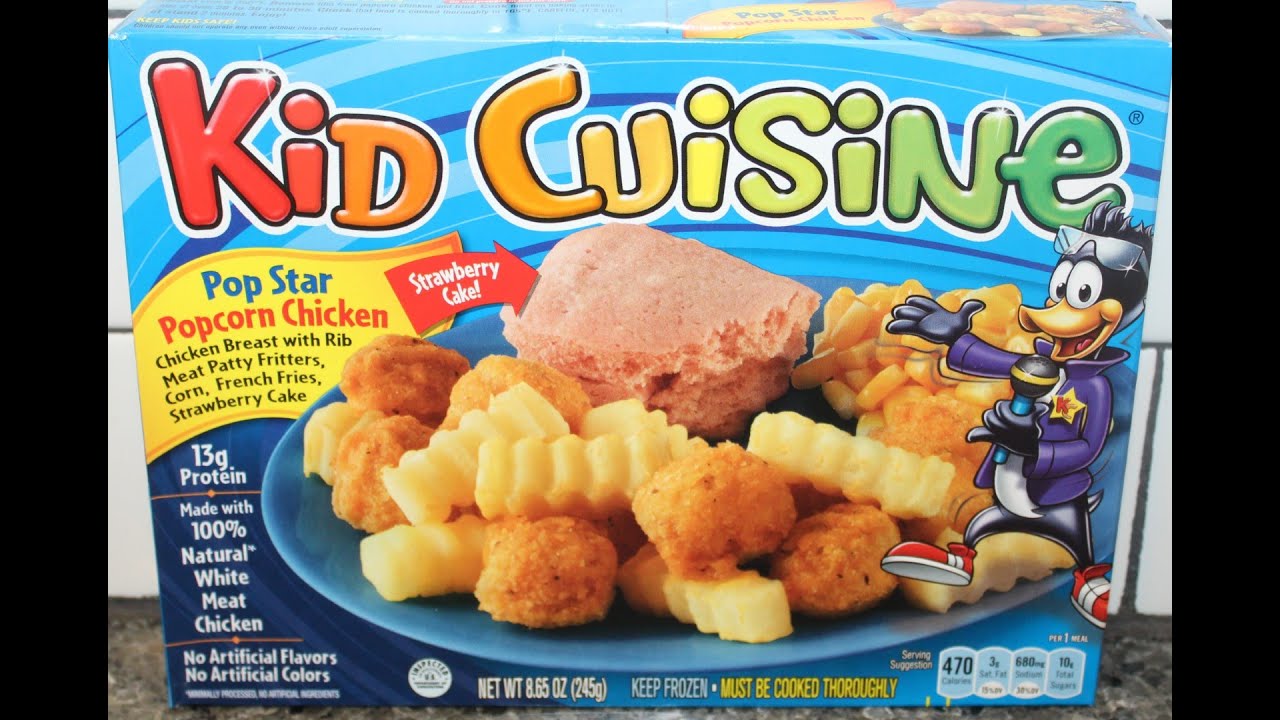 Kid Cuisine Pop Star Popcorn Chicken with Strawberry Cake Review