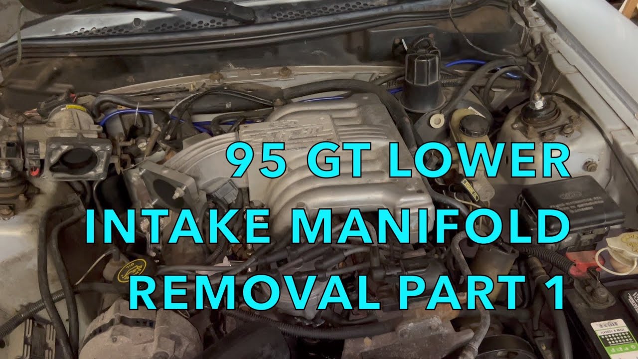STEP BY STEP 95 Mustang GT How To Remove Lower Intake Manifold PART 1
