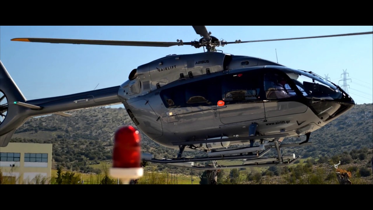 A brand new Airbus H145 in Greece