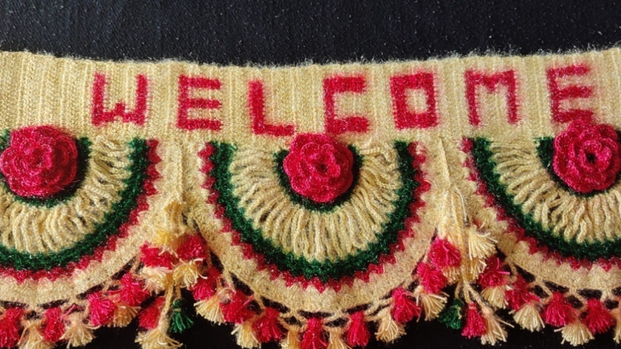 Crochet WelCome Toran ||  Door Hanging || New Design Toran ||