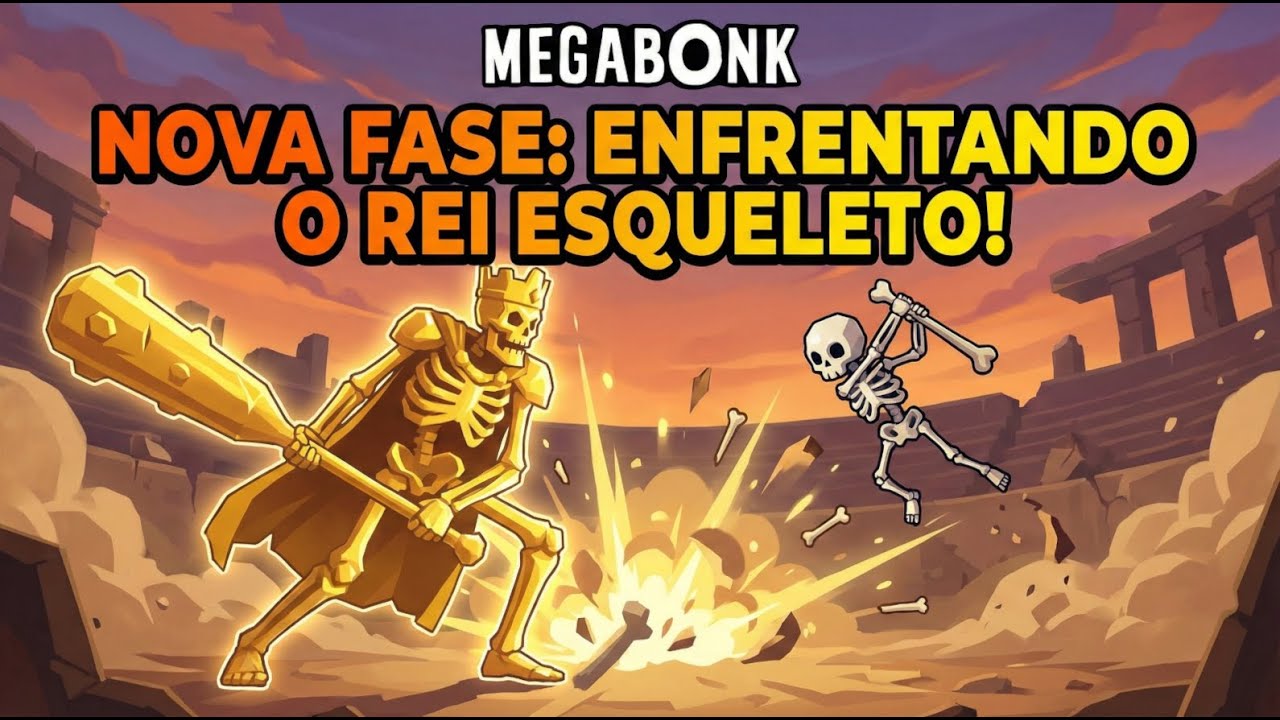 Gameplay de Megabonk: Desbloqueando a nova fase (CEMITÉRIO)!
