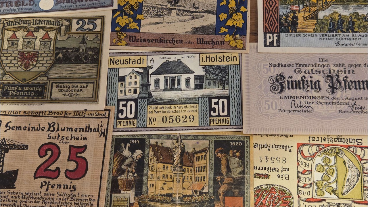 Old Notgeld Paper Money  I
