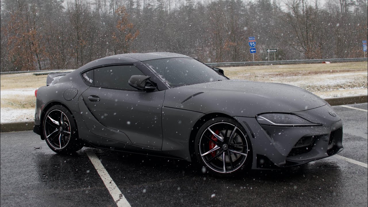 Toyota Supra Night Drive