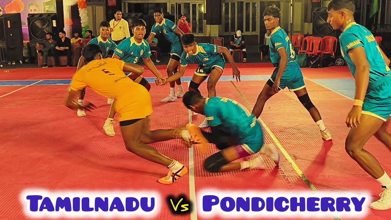Tamilnadu 🆚 Pondicherry | 1st U-18 National Kabaddi Championship 2025, Haridwar (Uttarakhand)
