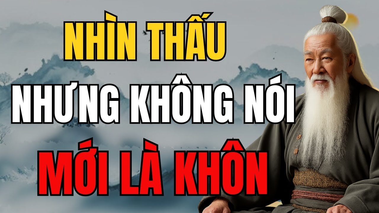 Cổ Nhân Dạy – Nhìn Thấu Nhưng Không Nói, Đó Mới Là Trí Tuệ