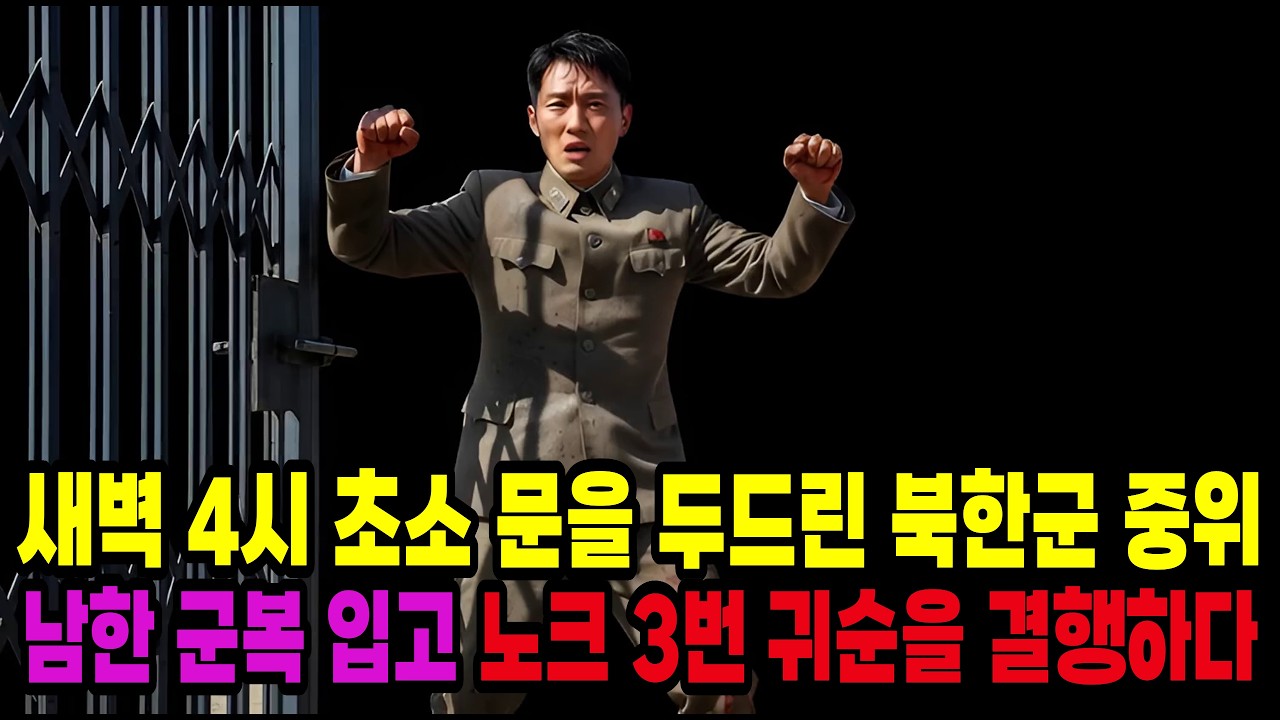노크 3번에 군부대가 발칵 뒤집혔다, 북한 최초 남한 군복 입고 귀순한 전방 초소 탈북 군인 | 탈북 | 북한 | 탈북사연