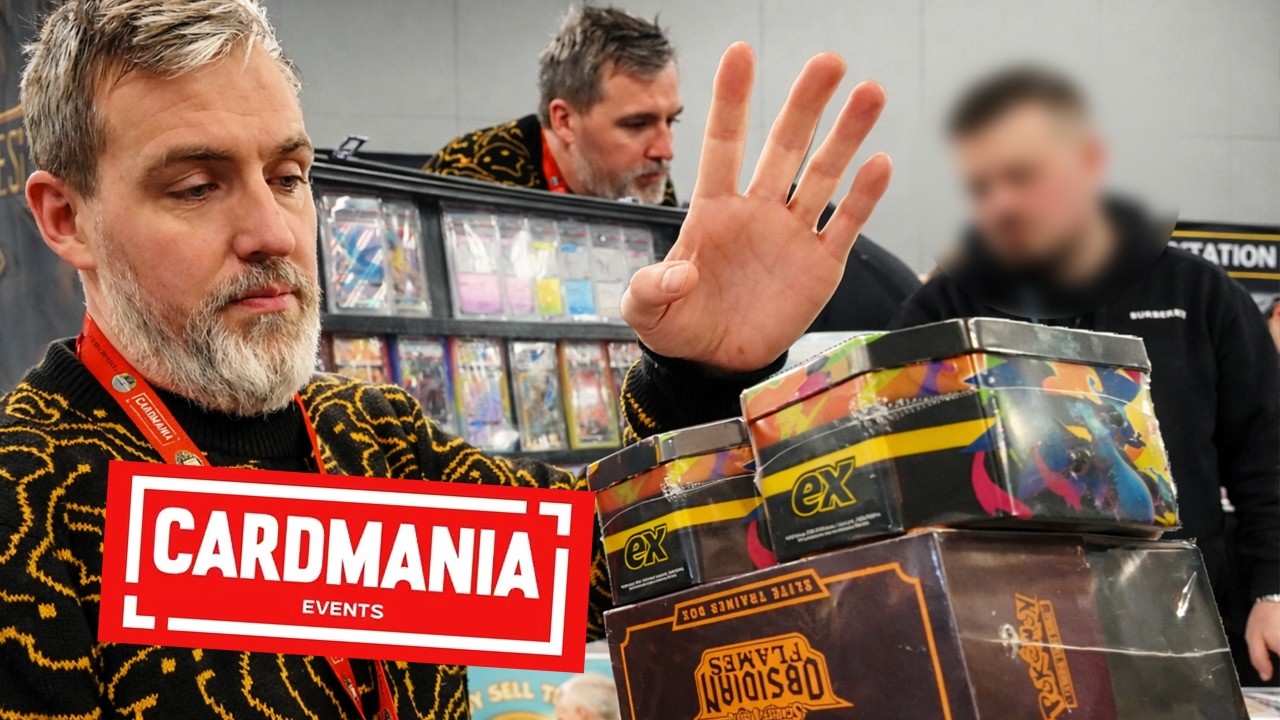 Trading my graded Pokemon cards at Cardmania in Aberdeen.