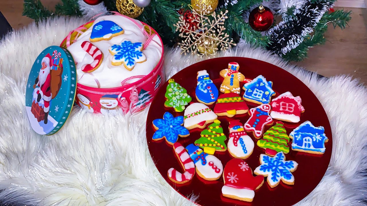 Коледни сладки с Кралска глазура | Christmas Cookies with Royal Icing | Рождественские сладости