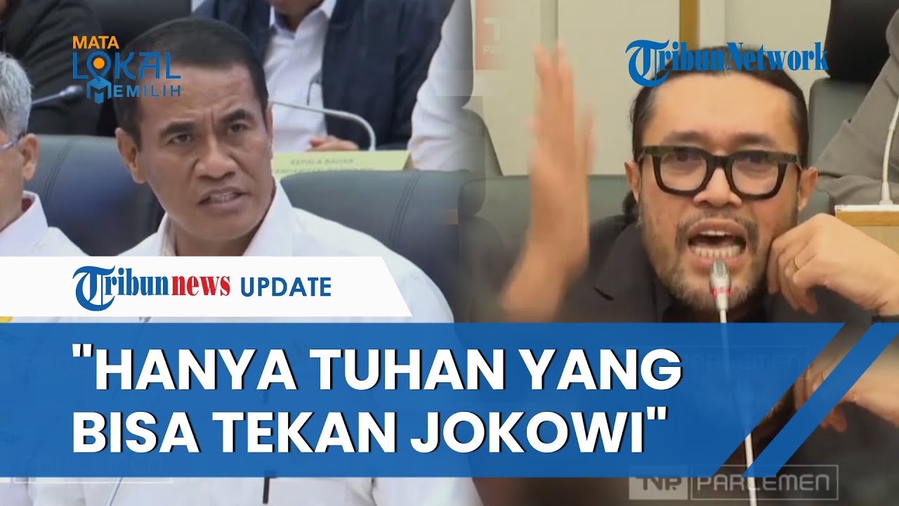 Debat Panas Fraksi PDIP dan Mentan Bicara Subsidi Pupuk, Ono: Hanya Tuhan yang Bisa Tekan Jokowi