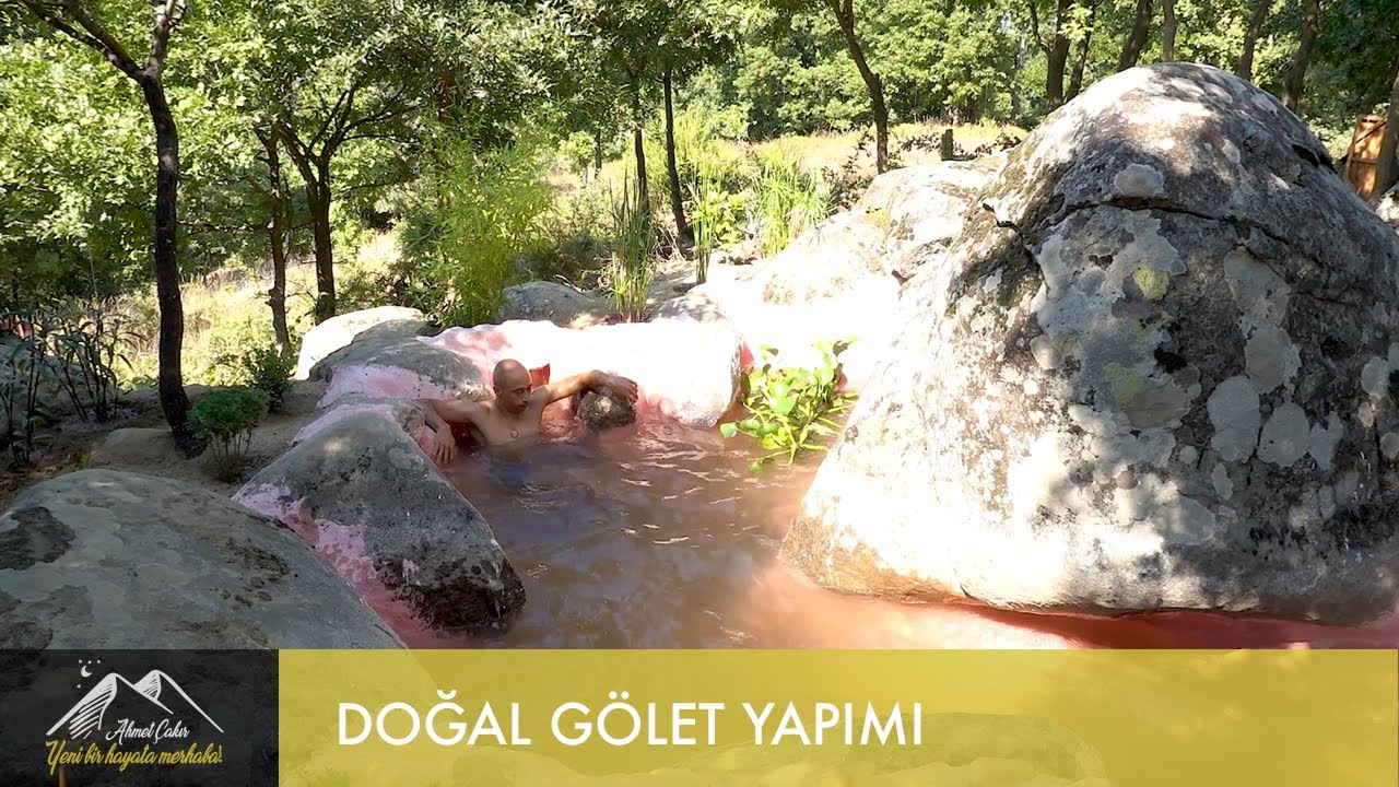 Gölet Yapımı, Sıva İşlemleri, Bitki Ekimi, Su Doldurma. 3. Bölüm