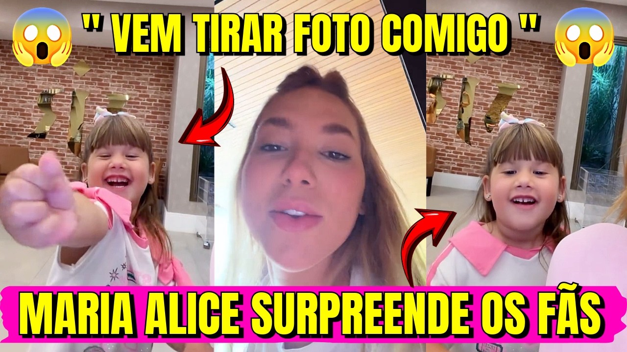 Maria Alice Faz um Pedido Especial para os Fãs!