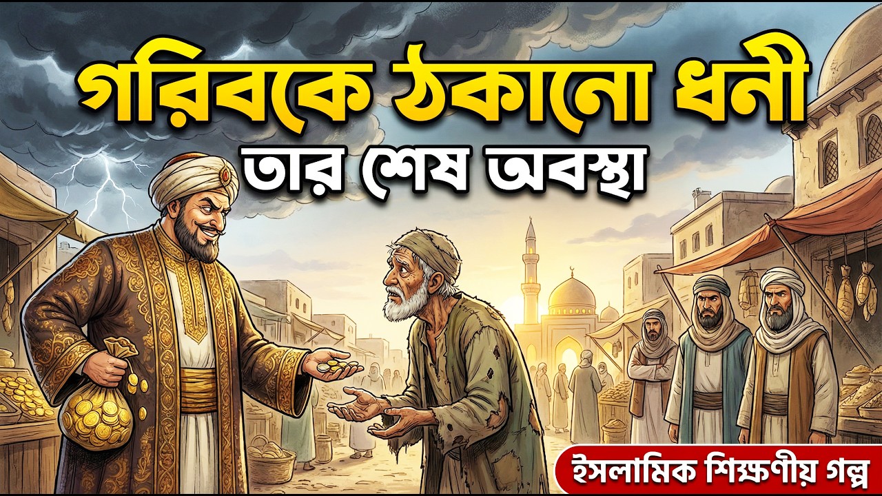 গরিবকে ঠকানোর পরিণতি | অসৎ ধনীর ভয়ংকর শেষ অবস্থা |  ইসলামিক শিক্ষণীয় গল্প | Bangla Islamic Story
