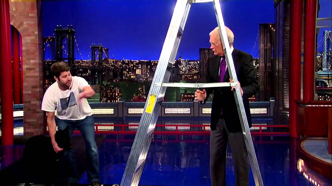 Stupid Pet Tricks: Dog Has a Drink - David Letterman
