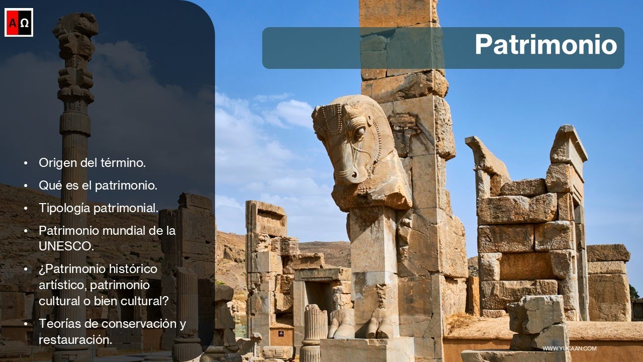 Patrimonio artístico: Origen. Concepto. Conservación. Restauración