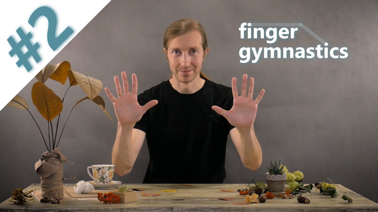Finger gymnastics (fitness) for beginners, office charging, Improving coordination (finger up)