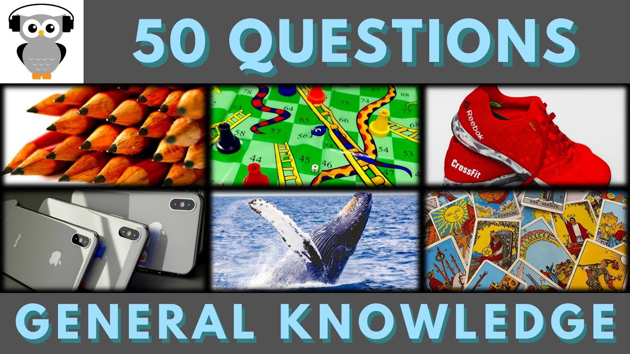 General Knowledge Quiz Trivia #38 | Pencil, Snakes & Ladders, Reebok, IPhone, Whale Leap, Divination
