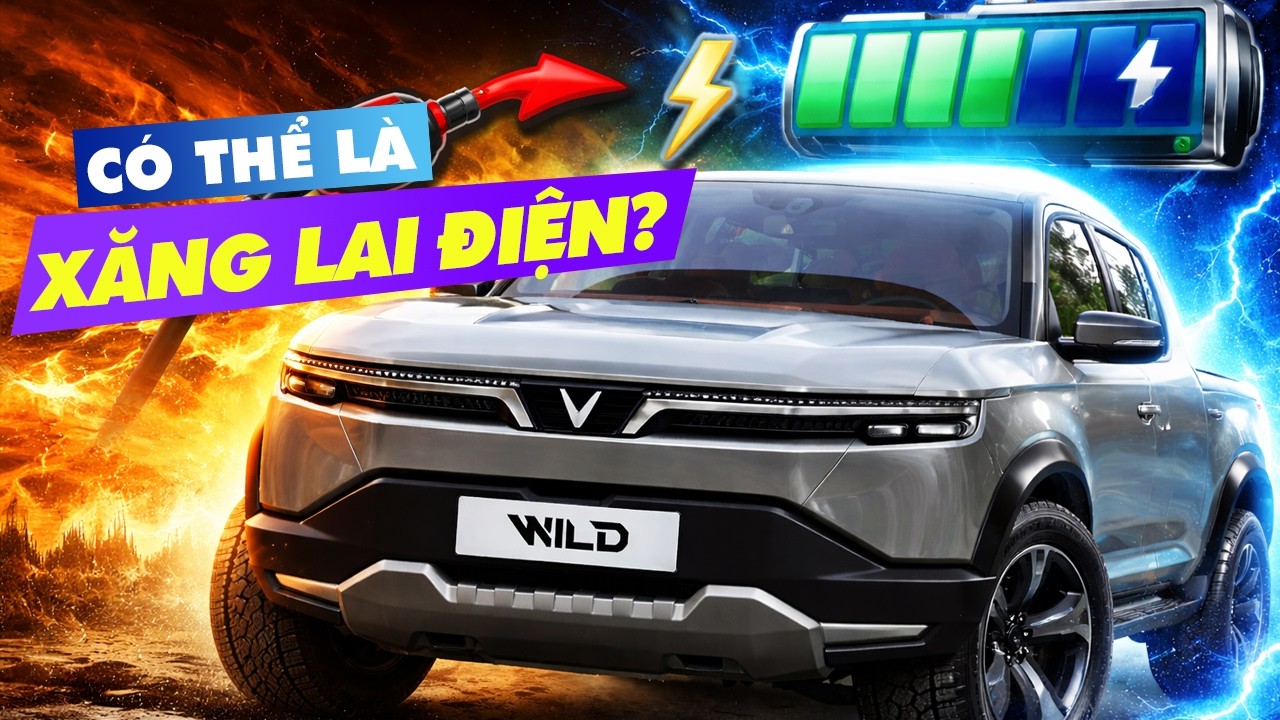 VinFast VF Wild Lộ Diện: B&Aacute;N TẢI THƯƠNG HIỆU VIỆT C&Oacute; THỂ D&Ugrave;NG ĐỘNG CƠ XĂNG LAI ĐIỆN?