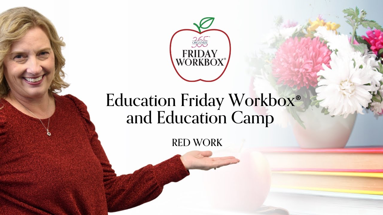 The Education Friday Workbox&reg; | Education Camp | Red Work