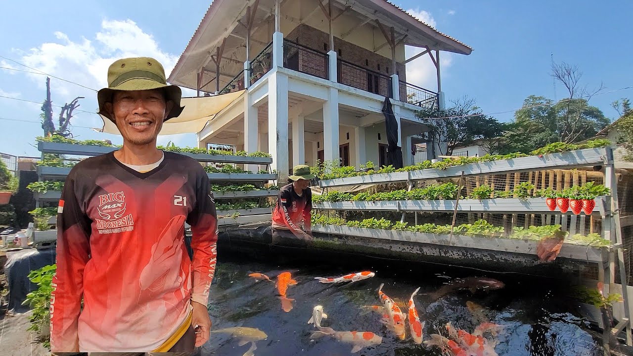Hidup Di Desa‼️Tinggal Di Rumah Villa Di Tengah Alam Indah, Berkebun Dan Bercocok Tanam