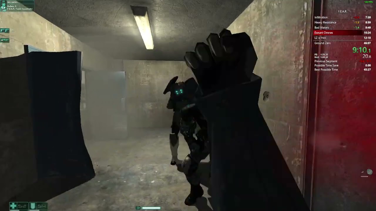 F.E.A.R. Speedrun (Any%) - 45:59 [Former World Record]