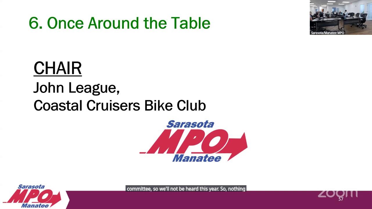 Bicycle/Pedestrian/Trails Advisory Committee (BPTAC) Meeting