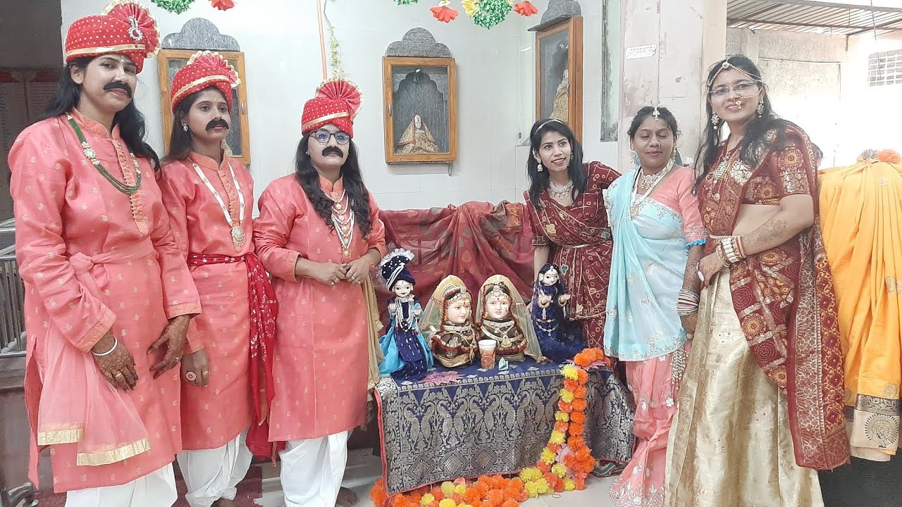 Gangaur|Dance Performance|Isar Gaura Song Couple Dance|Group Dance|Rajasthani Marwadi Festival