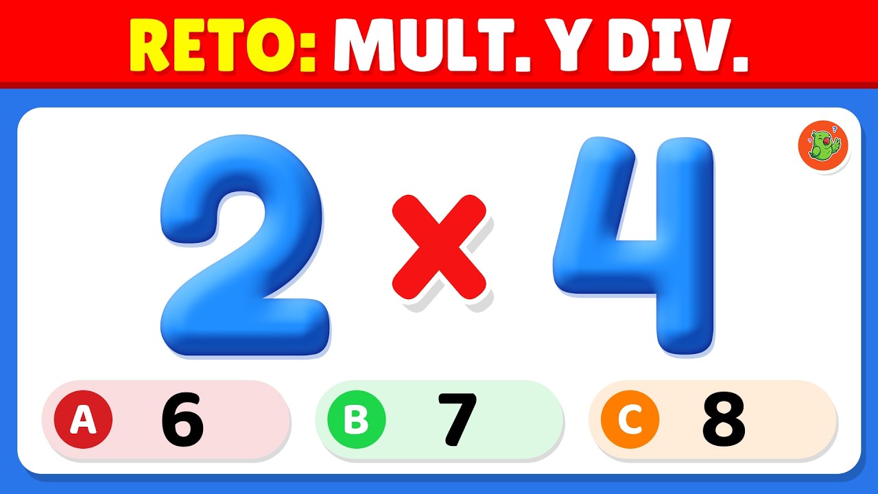 ¡Domina las Tablas de Multiplicar! 🌟 Test Rápido (8-9 Años / 3º-4º Grado)