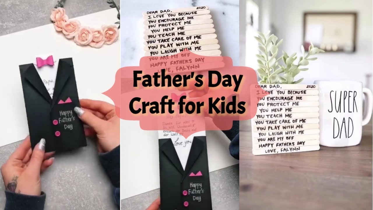 Father's Day Gift ideas during lockdown | Father's day craft for kids