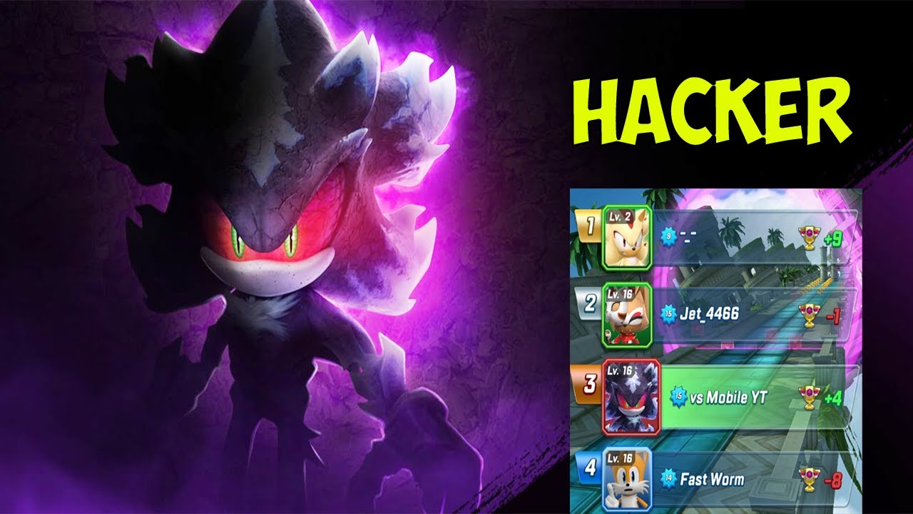 Sonic Forces Speed Battle: Mephiles the Dark Max Level vs Hacker Super Shadow | the hackers are back