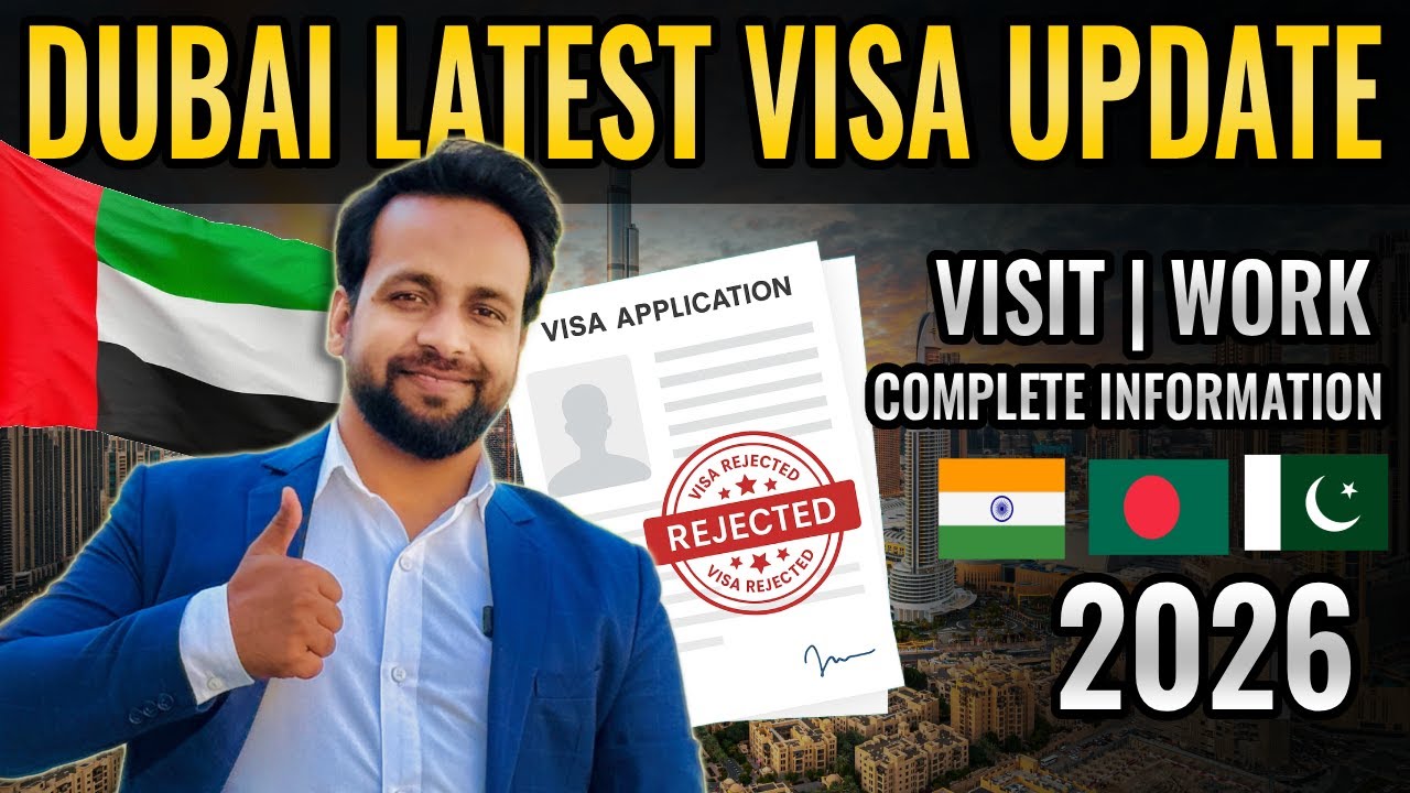 Pakistan 🇵🇰 Visa | Dubai Latest Visa Update 2026 | UAE Visit & Work Visa New Rules Explained