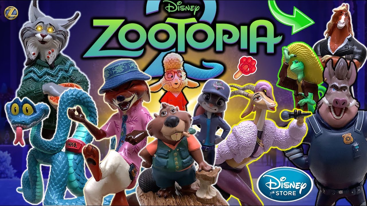 ZOOTOPIA 2 - Set de 8 Figuras de Colección 