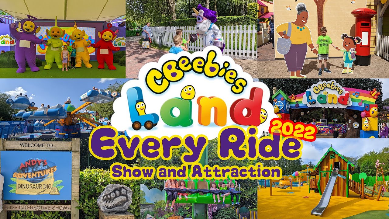 Every Ride, Show and Attraction in CBeebies Land Alton Towers (May 2022) [4K]