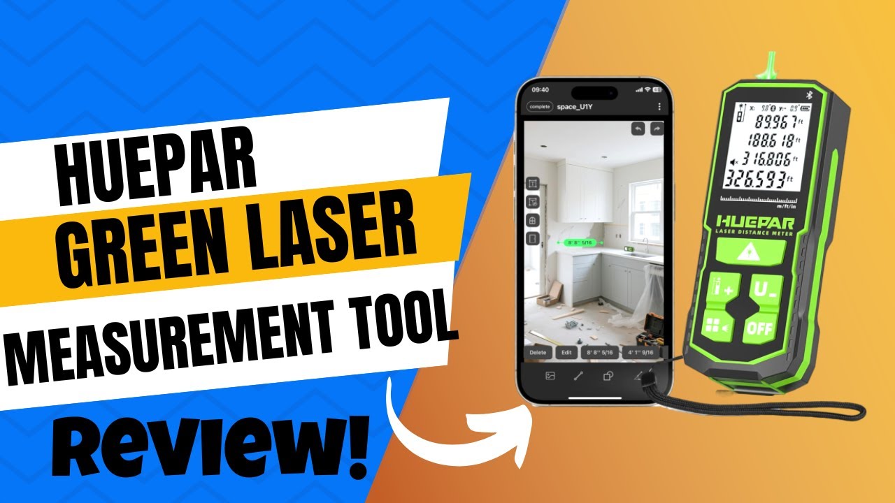 Обзор зеленого лазерного измерительного прибора Huepar 330Ft!