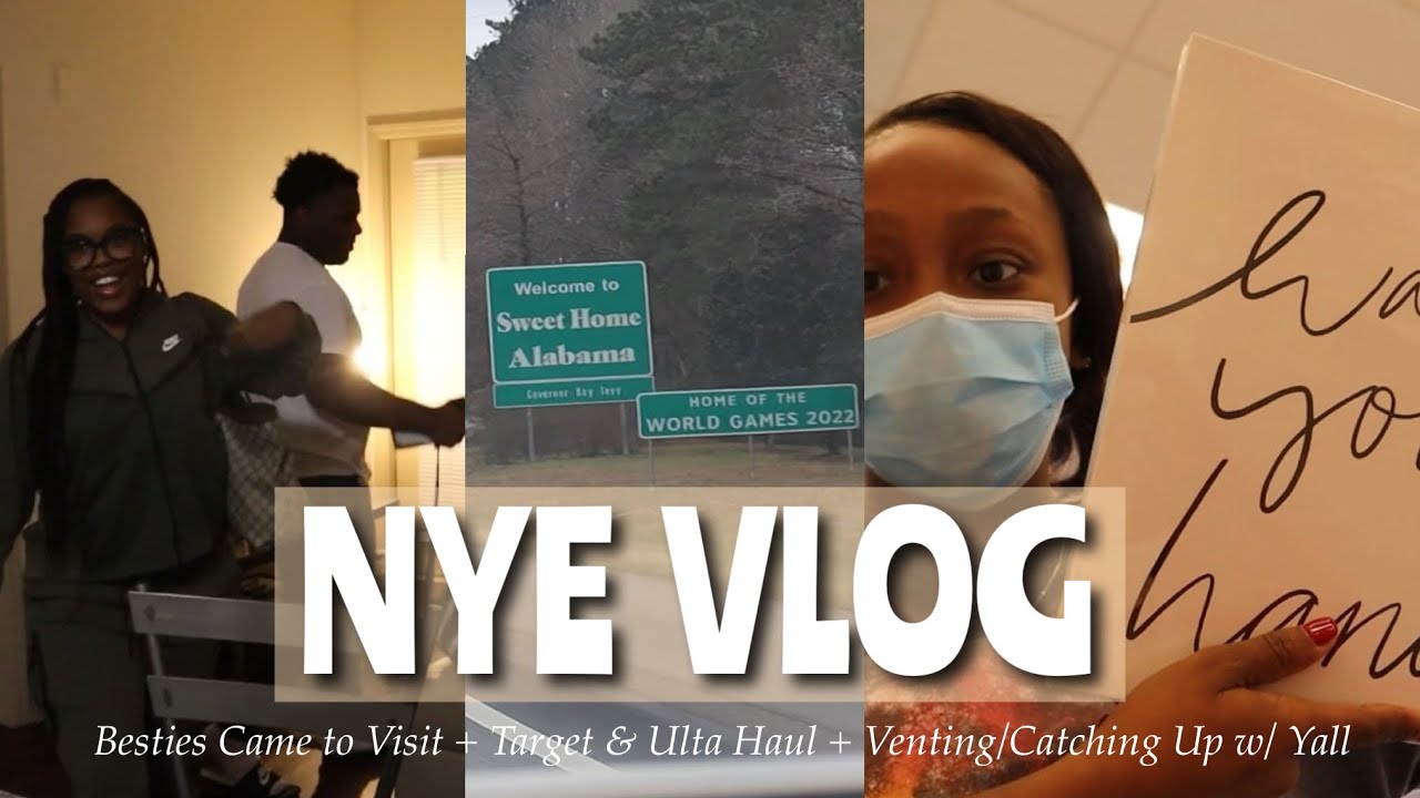 NYE VLOG: Besties Came to Visit + Target & Ulta Haul + Venting/Catching Up w/ Yall |TiffanyFelise
