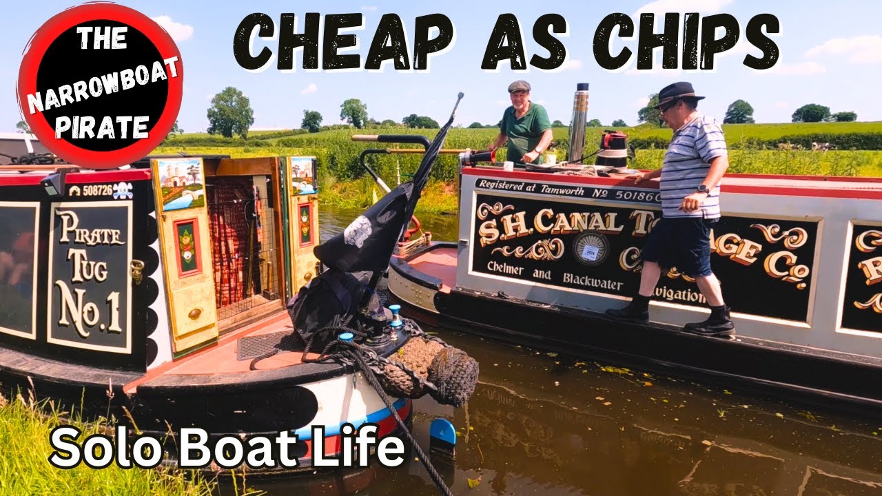 BOAT TOUR  | Towpath Jungle and a Canal side CHIP FEAST [Ep 112]