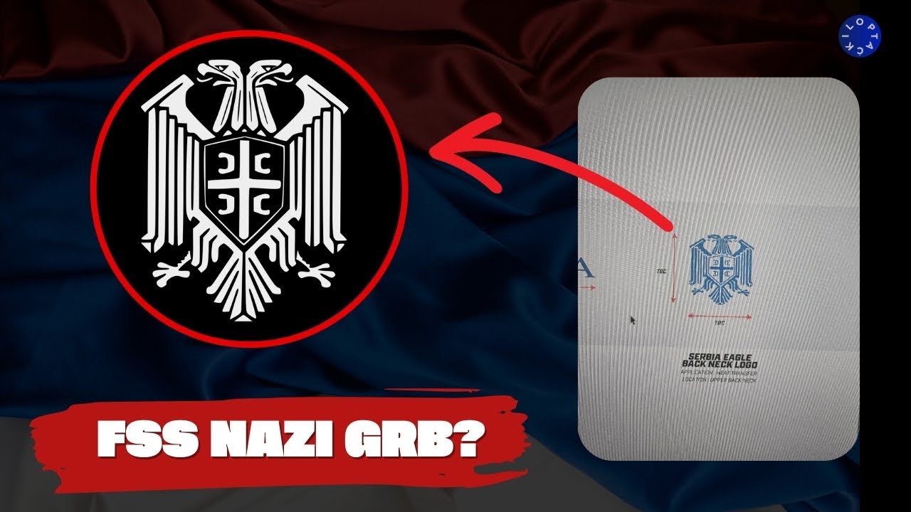 Novi američki spoznor dizajnirao 'nacistički' grb fudbalske reprezentacije Srbije?! 🇷🇸