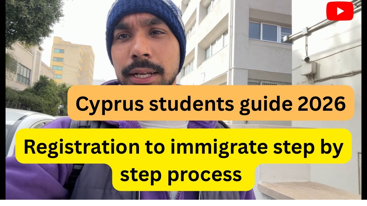 Cyprus Student Registration to Immigration 2026 | Complete Step-by-Step Guide (Punjabi/English)