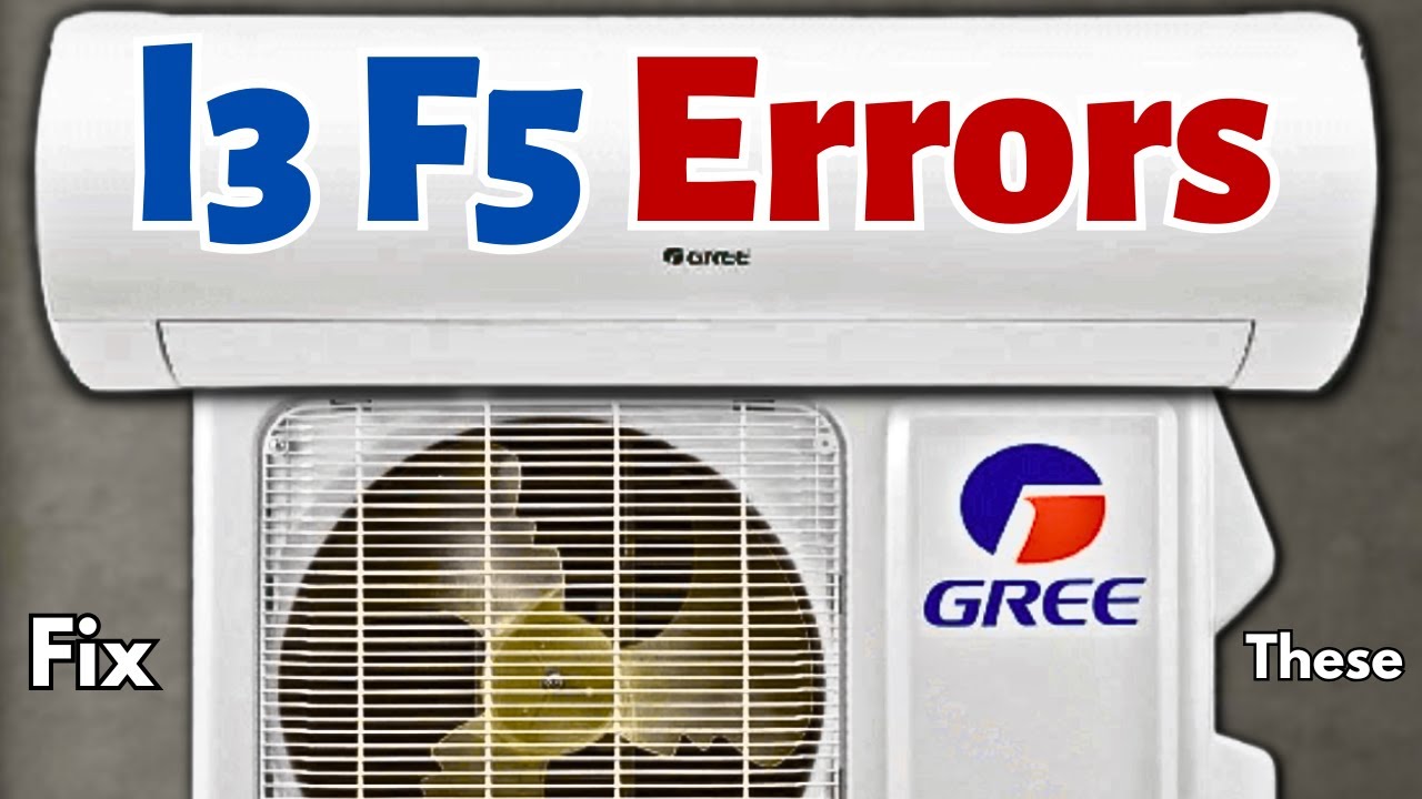 Как легко исправить коды ошибок L3 и F5 кондиционера Gree Split
