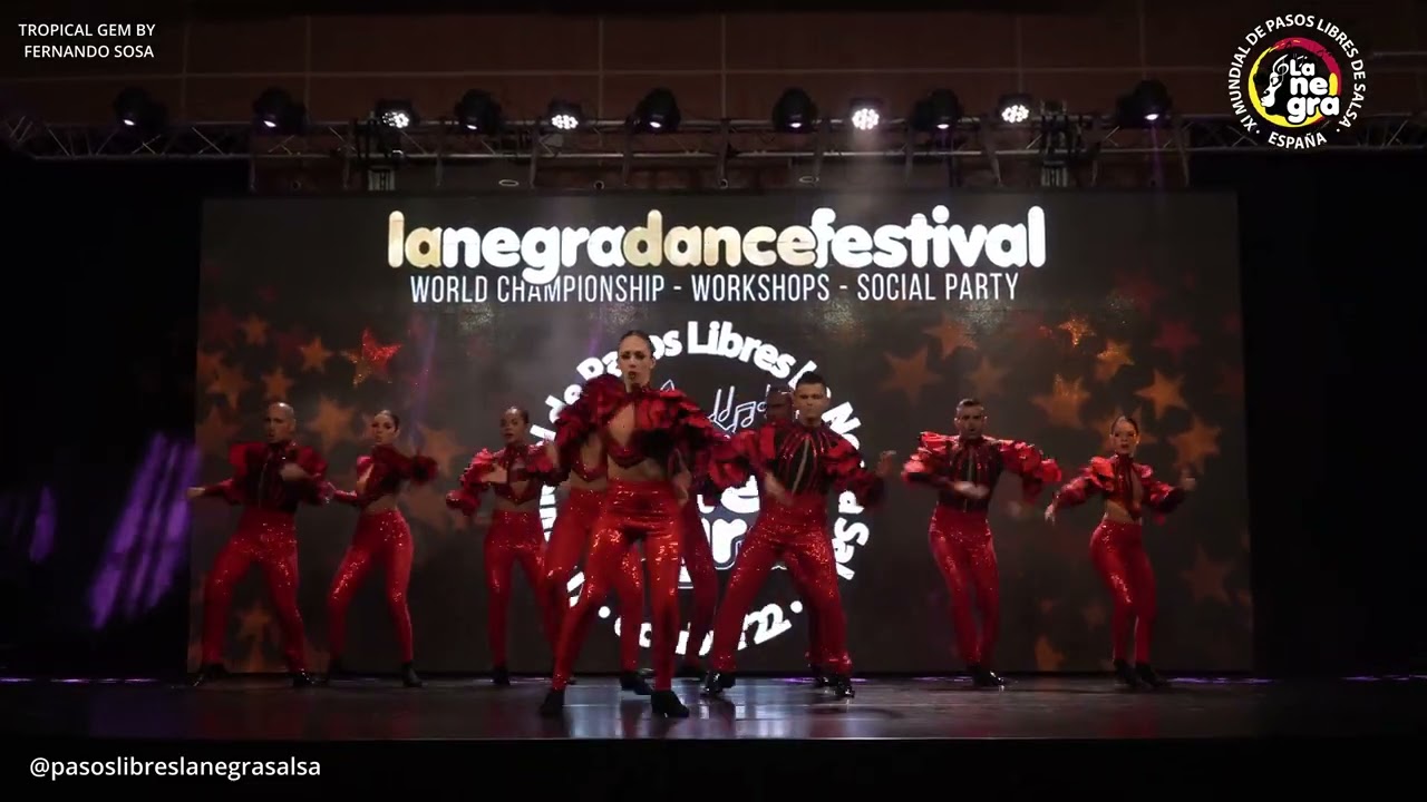 TROPICAL GEM - 2º PUESTO Equipos XI Mundial de Pasos Libres La Negra Salsa 2022
