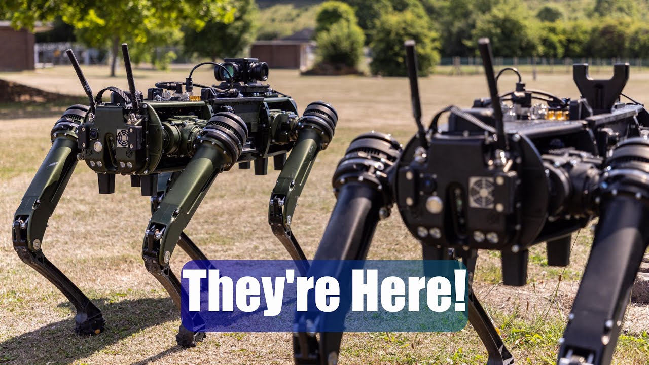 British Army Tests Ghost Robotics Dog-Like Quadruped Robots