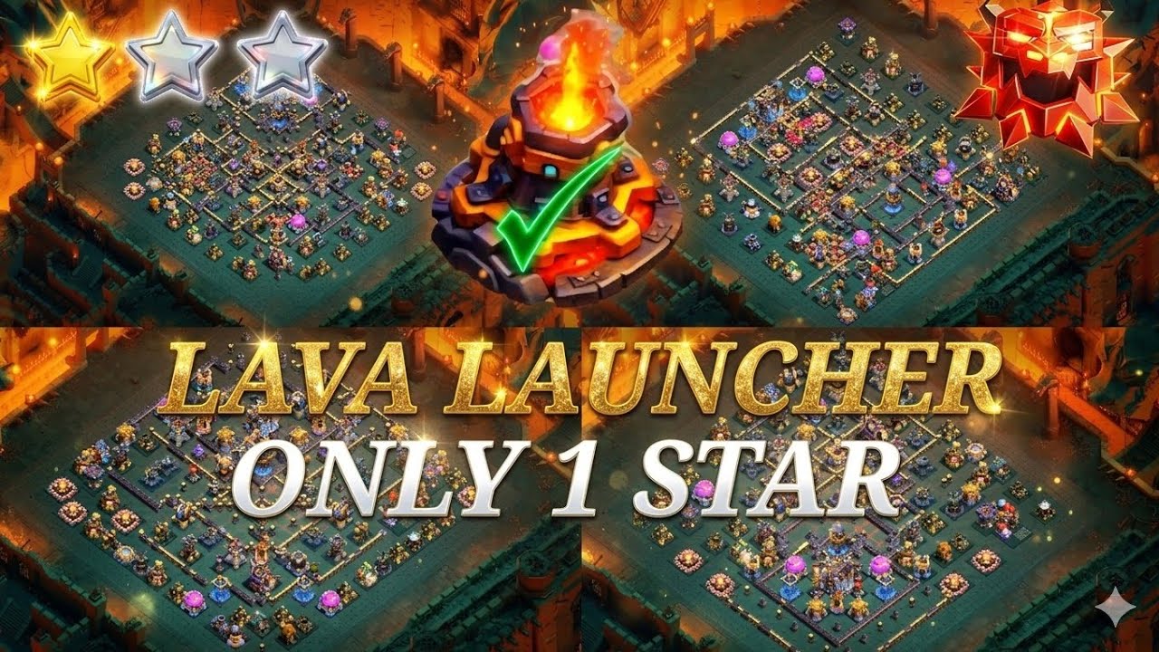 Only 1 Star PAiD bases - with Crafted Defense Lava Launcher Th18 War/CWL BASE With Link #th18base 