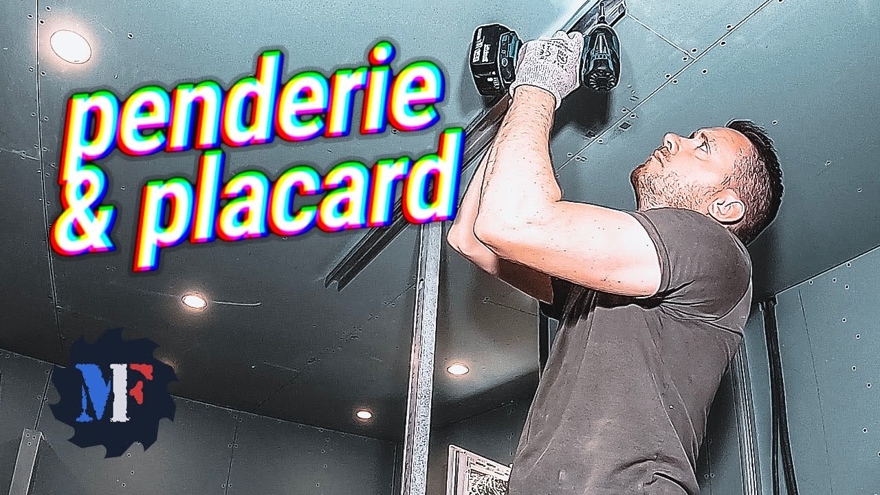 Je fais une PENDERIE et PLACARD en PLACO BA13  ! Chantier Rénovation Suite Parentale Ep 6