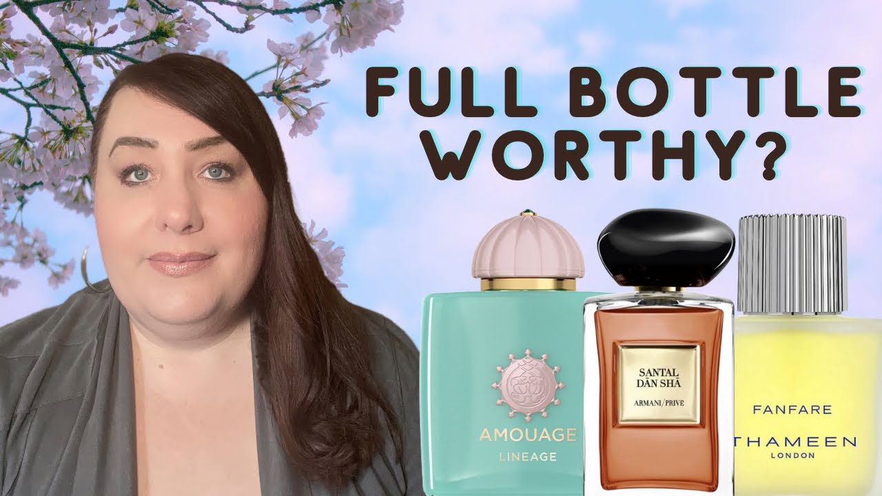 FRAGRANCE TESTING-AMOUAGE, THAMEEN, ARMANI | ARE THESE FULL BOTTLE WORTHY? | PERFUME COLLECTION 2023