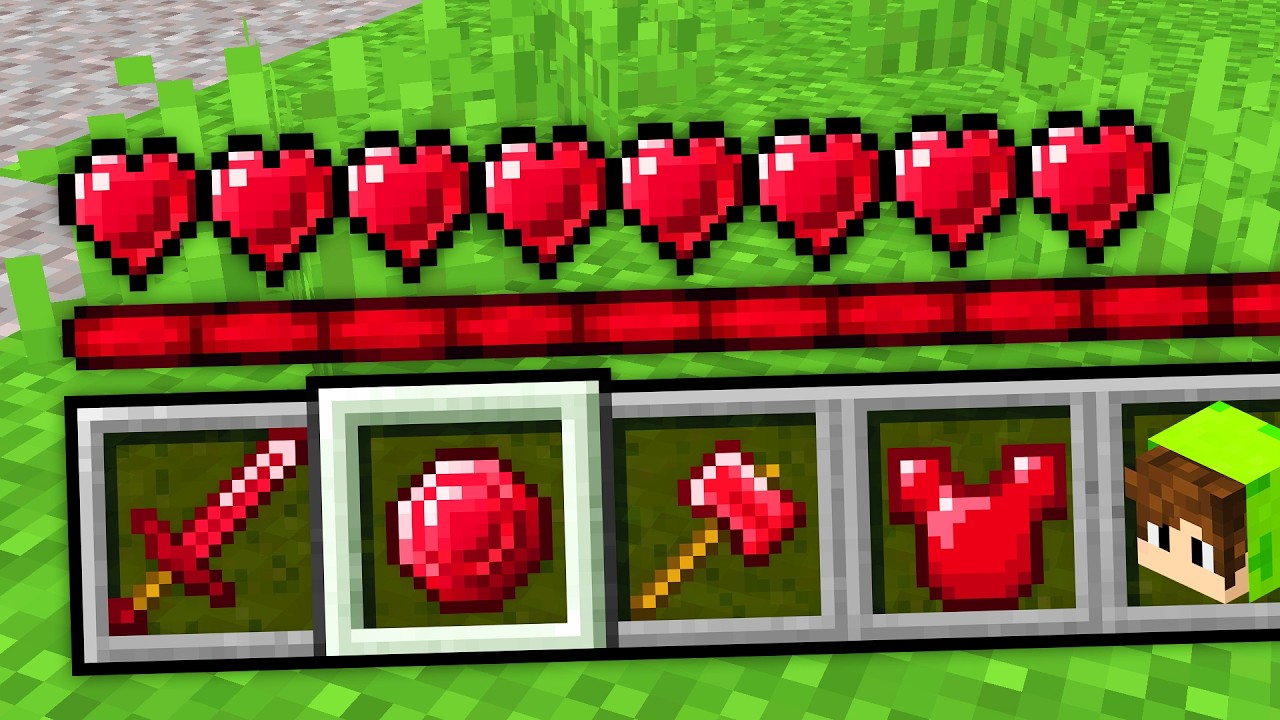В Minecraft всё сделано из рубина!